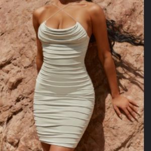 Oh polly sage green dress